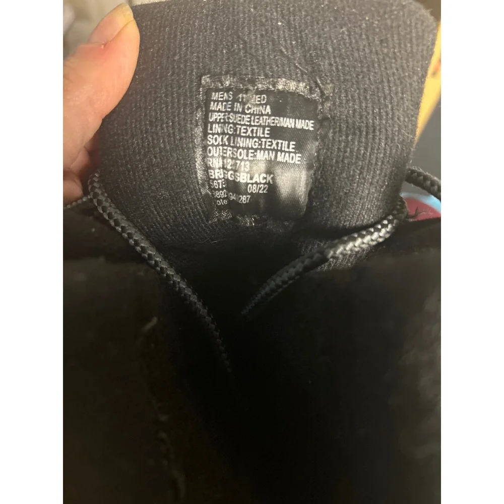 Totes Mens 11 MED Black Winter Snow Boots Cold Weather Outdoor Water Resistant - Picture 8 of 9